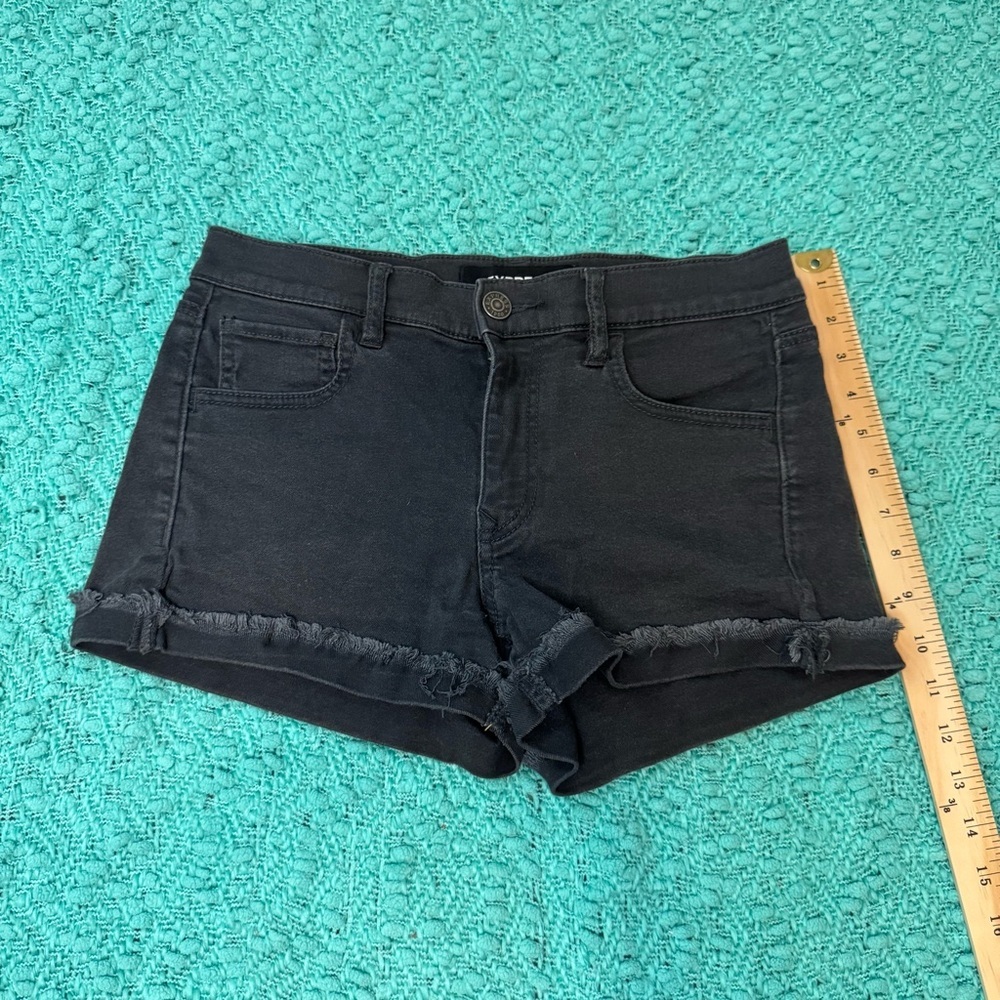 Express Women's Black Denim Shorts